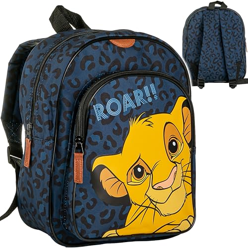 Kinder Rucksack - Disney - König der Löwen - Simba - Tasche - wasserfest & beschichtet - Kinderrucksack - 2 Fächer - groß Kind - Jungen Mädchen - Kindergarten.. von alles-meine.de GmbH