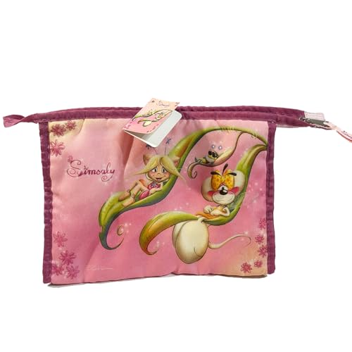 Kosmetiktasche - Kulturtasche - Diddl Maus - Simsaly - Etui - Stifterolle - Mädchen gezeichnet - Elfe Fee rosa pink von alles-meine.de GmbH