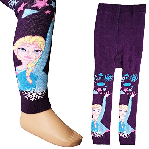 Strick Leggings - wärmend - Disney die Eiskönigin/Frozen - incl. Name - Größe 5 bis 7 Jahre - Gr. 122/128__ 80% Baumwolle - Thermo gefüttert - warme.. von alles-meine.de GmbH