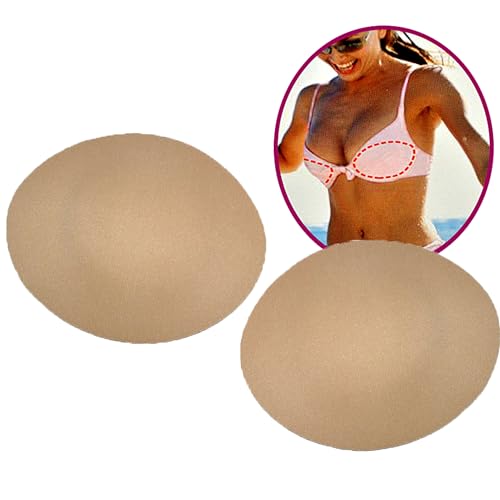 alles-meine.de GmbH 2 er Set - BH Einlagen/Schalen dünn - leicht - sehr Formstabil - RUND - in Hautfarben - Größe S - Körbchen von alles-meine.de GmbH