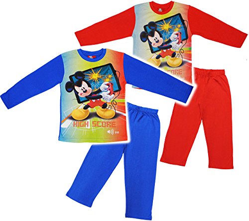 alles-meine.de GmbH 2 tlg. Set Schlafanzug/Hausanzug/Pyjama - Disney Mickey Maus/Mouse - Größe: 2,5 Jahre - Gr. 98 - langer Trainingsanzug/Sportanzug langärmelig - .. von alles-meine.de GmbH