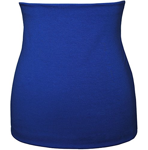 alles-meine.de GmbH 3 in 1: Jersey - Nierenwärmer/Shirt Verlängerer/modisches Accessoire - blau Uni Blauer Mann XXL von alles-meine.de GmbH