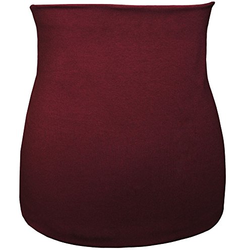 alles-meine.de GmbH 3 in 1: Jersey - Nierenwärmer/Shirt Verlängerer/modisches Accessoire - weinrot Bordeaux Mann XL von alles-meine.de GmbH