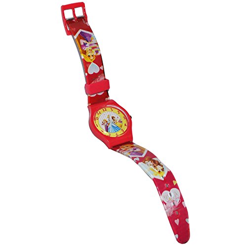 Kinderuhr - Princess + Uhrenbox/Aufbewahrungsdose - incl. Name - für Mädchen - Kinder - Kinderarmbanduhr Prinzessin Rapunzel Belle - Uhr Kinder Armbandu.. von alles-meine.de GmbH