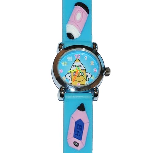 alles-meine.de GmbH Kinderuhr - Stifte und Malsachen - Uhr für Kinder - Armbanduhr Analog für Mädchen und Jungen Unterricht Schule von alles-meine.de GmbH