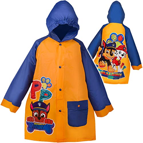 alles-meine.de GmbH Regenmantel/Regenjacke - mit Kapuze - Paw Patrol - Hunde - Gr. 92-110 - circa 2 bis 4 Jahre - wasserdicht + wasserfest - Regencape Regenponcho/Mantel Ja.. von alles-meine.de GmbH