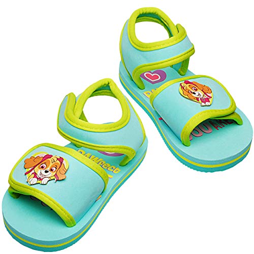 alles-meine.de GmbH Sandalen/Badeschuhe - Gr. 22/23 - Paw Patrol - Hunde - mit Klettverschluss/Fersen Riemchen - Aquaschuhe Antirutsch - Riemchensandalen Kinderschuhe - Str.. von alles-meine.de GmbH