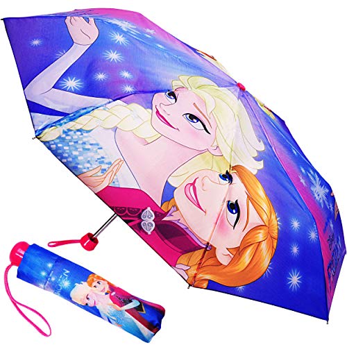 Taschenschirm/Kinderschirm - Disney die Eiskönigin - Frozen - inkl. Name - ø 92 cm - großer Regenschirm/Erwachsenenschirm - für Jungen/Mädchen/Fra.. von alles-meine.de GmbH