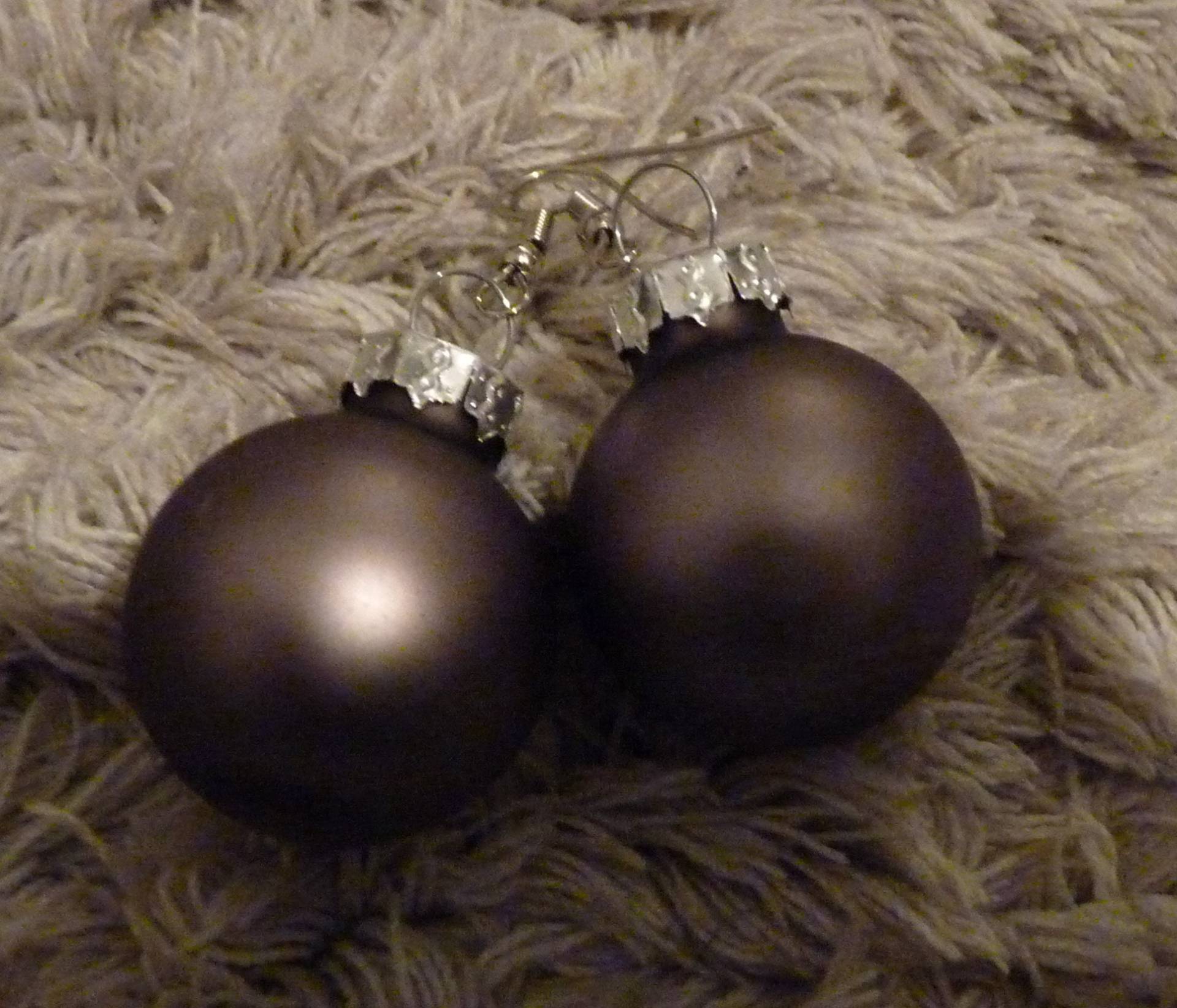 Weihnachten Ohrringe Kugelohrringe Groß von allesDABEIdesignShop