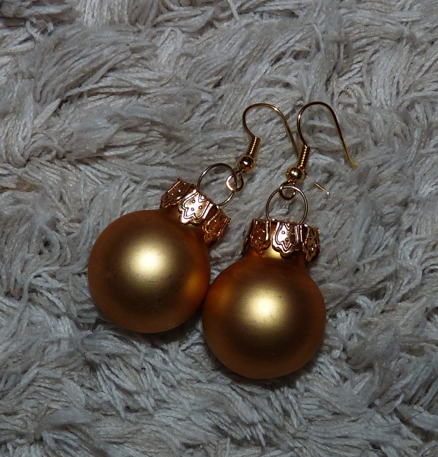 Weihnachten Ohrringe Kugelohrringe Klein von allesDABEIdesignShop