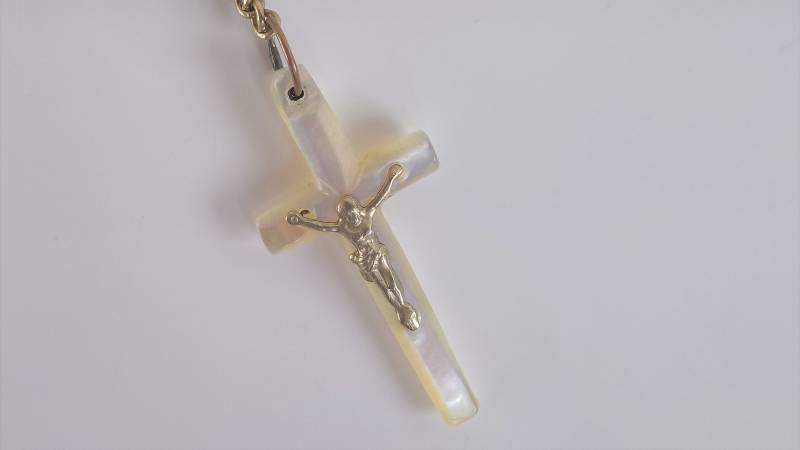 Rosenkranz Gebetskette Antik Perlmutt Privat Verkauf von allesdorette