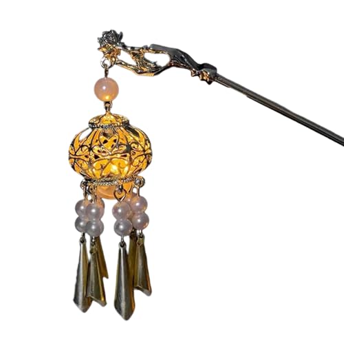 Beleuchtetes Haarstock Traditionelles Design Metall Chinesisches Thema Mit LED Lampe Für Kostümpartys Und Tägliches LED Lichtzubehör von alloneslife