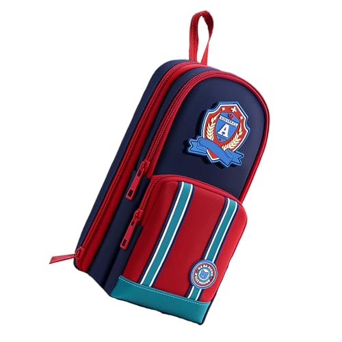 Bleistiftbilder Mit Großer Kapazität Tragbare Reisestifte Beutel Mit Mehreren Fächern Pen Organisator Für Schullieferungen Vintage Blumenstifte Fall von alloneslife