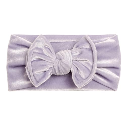 Dehnbare, weiche Samt-Haarbänder mit Haarschleifen, Haar-Accessoires für Neugeborene, Babys, Mädchen, Kleinkinder von alloneslife