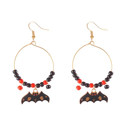 Gotische Fledermaus Drop Ohrringe Für Frauen Halloween Party Schmuck Leichte Kirsite Goth Accessoires Handgefertigte Halloween Fledermaus Ohr Anhänger von alloneslife