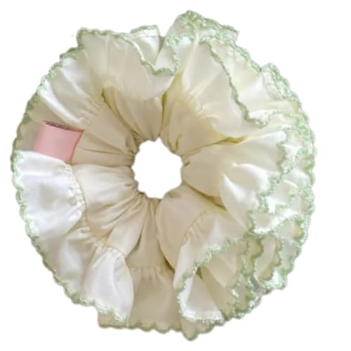 Haargummi mit Falten, weiches, elastisches Haarband, bequeme Haargummis, modisches Haar-Accessoire für Frauen von alloneslife