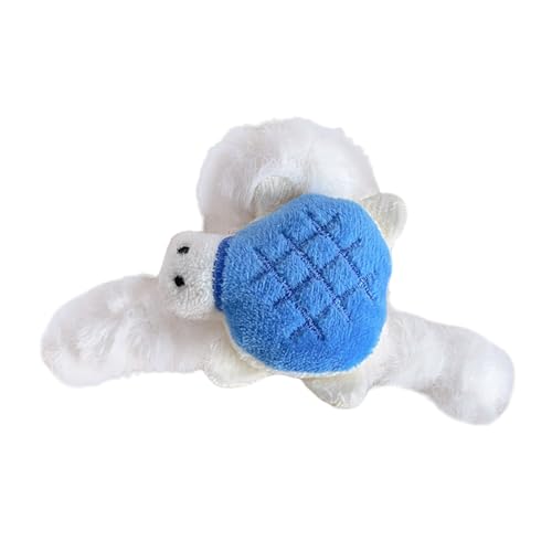 Haarklammer mit gefüllten Schildkröten für Kinder, Haarklammer, Seitennadel, Haarstyling-Werkzeug, Plüsch-Haarklammer, schöne Haardekoration von alloneslife