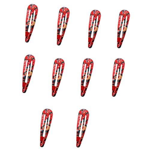 Haarspangen mit Blumenmuster für Mädchen, Nordosten, Metall, Pferdeschwanz, Pony, Haarspangen für Teenager, 1/5/10/20 Stück von alloneslife