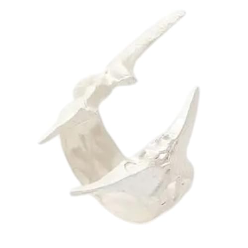 Handgefertigte Offene Arbeiten Verstellbare Ringe Einzigartige Strukturierte Designlegierung Schmuck Für Alltägliche Oder Besondere Anlässe Unisex Hollow Schmuck von alloneslife