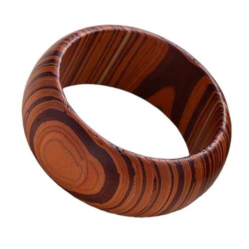 Handwerklich Gefertigtes Holzarmband Einzigartige Muster Natürliches Mutiges Statement Schmuck Geschenk Für Ihren Stilvollen Unisex Armband Accessoires Verziertes Holz Armband von alloneslife