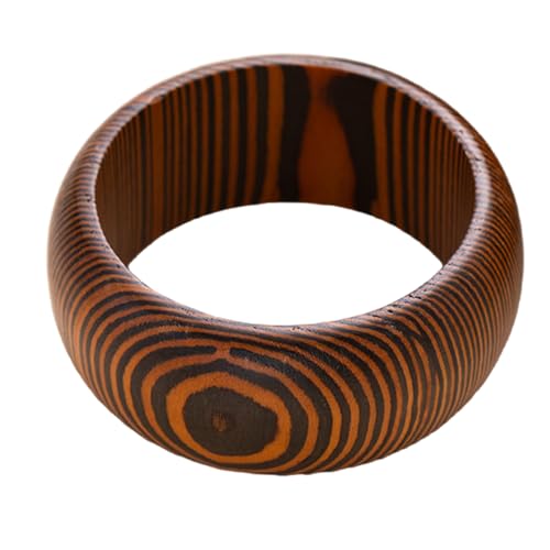 Handwerklich Gefertigtes Holzarmband Einzigartige Muster Natürliches Mutiges Statement Schmuck Geschenk Für Ihren Stilvollen Unisex Armband Accessoires Verziertes Holz Armband von alloneslife