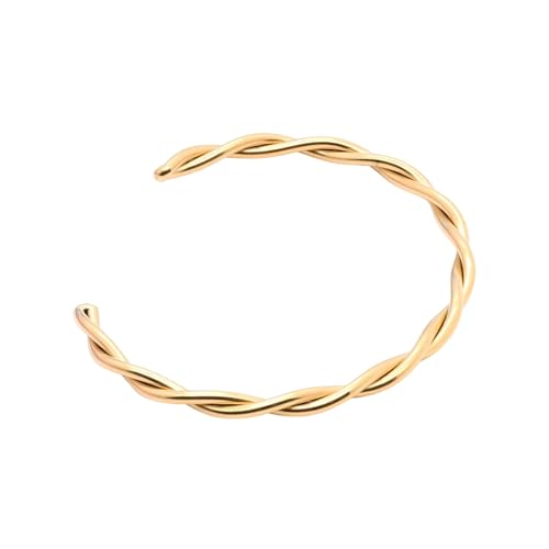 alloneslife Mode Moderne Spiralen Manschettenknopf Silbert von alloneslife