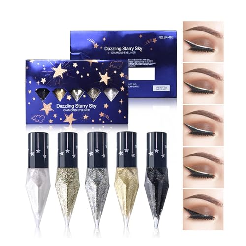 Präzise Pinselglitzer Flüssige Smudgeproof Formeln Schimmernde Augen Liner Ideal Für Party Und Tägliche Verschleiß Verschmutzung Eye Make Up von alloneslife