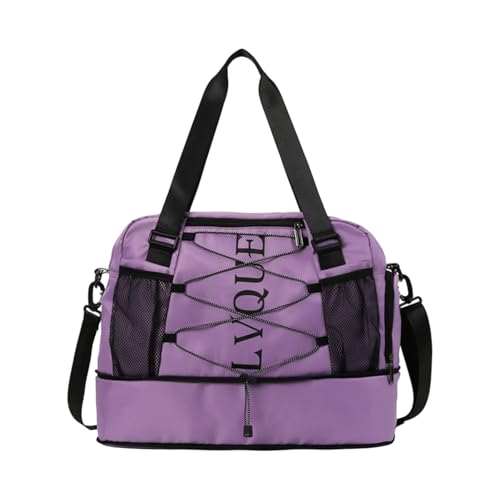 Reisetasche Für Frauen Männer Fitness Über Nacht Schwimmtraining Wochenende Mit Trockener Und Nasse Trennung Fitness Travel Gepäck Brief Print Sport Fitnessstudio Training von alloneslife