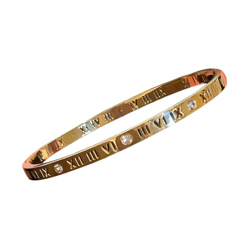 Robustes Stahlarmband Mit Kratzfestem Finish Komfort Anpassungsverstellbares Verschluss Schmuck Alltagsnarmband von alloneslife