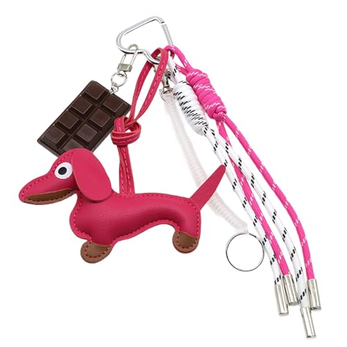 Schokoladen Schlüsselbund Schöner Wursthund Keyring Nylon Seil Anhänger Auto Schlüsselkettenbag Dekorationen Für Frau Und Mädchen Schokoladen Schlüsselbund Schöner Wursthund Keyring Nylon Seil Anhänger Auto Schlüsselkettenbag Dekorationen Für Frau Und Mädchen von alloneslife