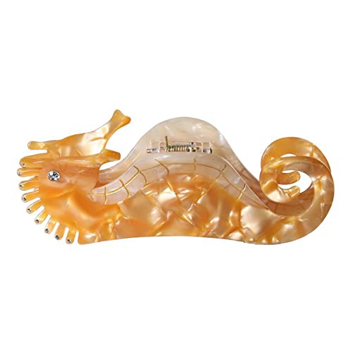 Seepferdchen-Haarspange für Damen, große Klauenklammer, Styling-Haarnadel, dickes Haar, dünnes Haar, Haarschmuck, Kopfschmuck Seepferdchen-Haarspange für Damen, große Klauenklammer, Styling-Haarnadel, dickes Haar, dünnes Haar, Haarschmuck, Kopfschmuck von alloneslife