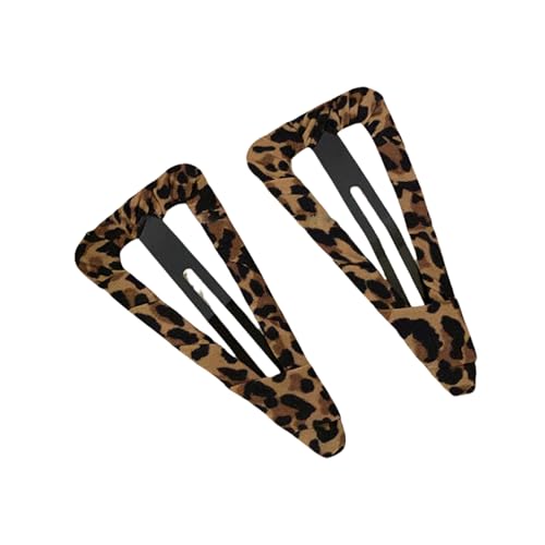 Stylische Haarnadeln mit Leopardenmuster, Entenschnabel-Clip für trendige Frauen und Mädchen, für den täglichen Gebrauch, Haarstyling-Zubehör, 2 Stück von alloneslife