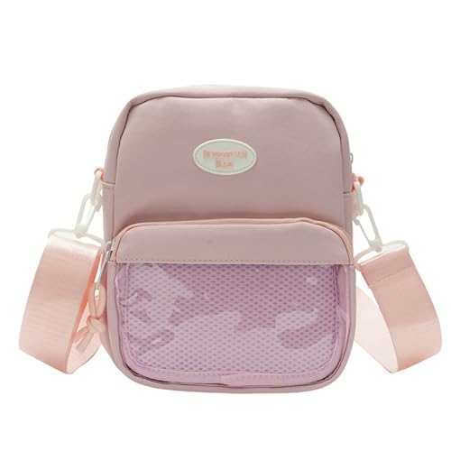 Transparente Itabag für Pin-Display, japanische Stile, Umhängetasche, modische Schultertasche, Harajukus, Kuriertasche, Handy, Itabag für Pin-Display, klare Schulter, japanische Umhängetasche, B, One von alloneslife