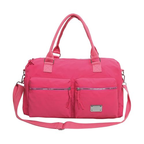 Wasserabweisender Turnbeutel mit mehreren Fächern und verstellbarem Riemen für Sport, Reisen, Outdoor-Sport, Duffle, B, Mass Beauty von alloneslife