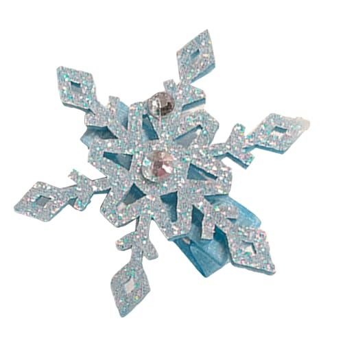 Weihnachtshaarspange in Schneeflockenform, elegante Weihnachts-Haarspange, Kopfbedeckung, Balletcore-Mode von alloneslife
