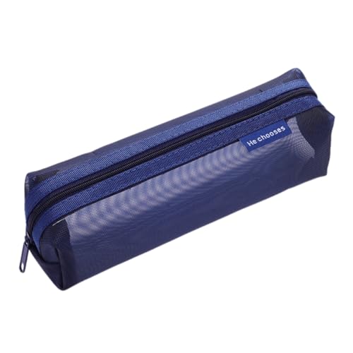 alloneslife Bleistift Mit Großer Kapazität Clear Clear Stiftbeutel Einfache Schulmaterial Für Schüler Einfache Klare Tragbare Beutelbox von alloneslife