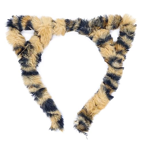 alloneslife Cartoon-Ohr-Haarband, Ohr-Haarreif, Plüsch-Stirnband, Damen, Cos-Play, Kostüm, Kopfbedeckung, Show, Mädchen, Party-Kopfschmuck von alloneslife