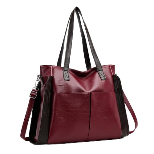 alloneslife Crossbody Geldbörsen Und Handtaschen Für Frauen PU Leder Aus Taschen Tasche Satchels Umhängetaschen Reisen Tasche Top Satchel Handtaschen Geldbörsen von alloneslife