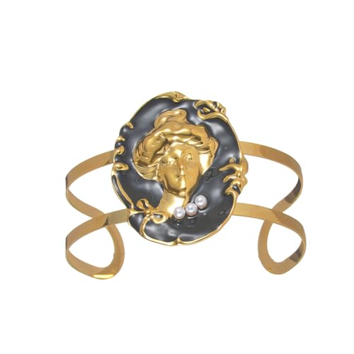 alloneslife Elegant Einstellbare Offene Edelstahlangel Für Frauen Minimalistische Schmuck Perfekte Geschenk Für Geburtstage Jubiläen Verstellbares Offenes Manschettenarmband von alloneslife