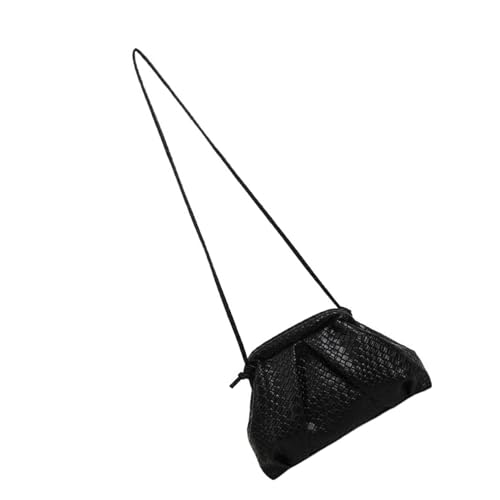 alloneslife Feste Farb Umhängetasche Verschleiß Resistenter PU Crossbody Taschen Achselhalterbeutel Mehrere Fächer Bequeme Trageverstellbare Gurt Achselhandtasche von alloneslife