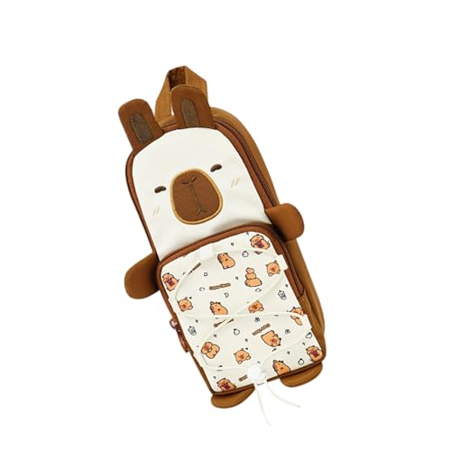 alloneslife Große Kapazität Cartoon Federmäppchen mit mehreren Fächern Große Kapazität Stift Organizer Tasche für Schule Bürobedarf Cartoon Tier Federmäppchen für Teenager, B von alloneslife