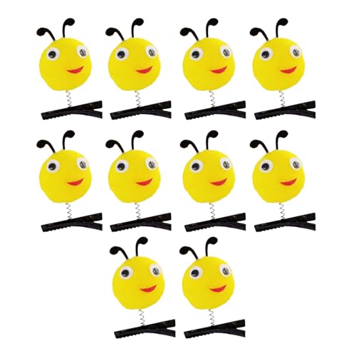 alloneslife Haarspangen, Haarspangen für Damen, kleine Feder-Haarspangen für Mädchen, Teenager, Weihnachten, Strumpffüller, Haarnadel, Karneval, Party, Haarspangen (littlebee) von alloneslife