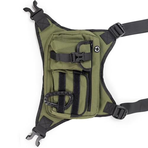 alloneslife Kompakte Fahrtbeutel Mit Verstellbarem Schultergurt Tränenfestem Stoff Multi Funktionaler Speicher Für Aktive Verwendung Freien Chest Beutel Für Männer von alloneslife