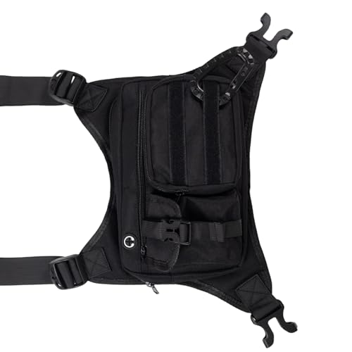 alloneslife Kompakte Fahrtbeutel Mit Verstellbarem Schultergurt Tränenfestem Stoff Multi Funktionaler Speicher Für Aktive Verwendung Freien Chest Beutel Für Männer von alloneslife