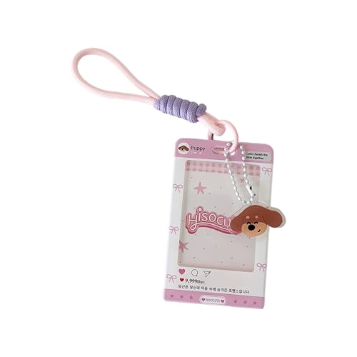 alloneslife Korean Beliebter Photokardhalter Mit Schlüsselbund Kunststoff Fotokarte Särmeln Banken Kreditschutzgeschenke Foto Anhänger von alloneslife