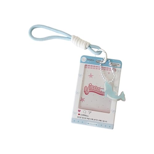 alloneslife Korean Beliebter Photokardhalter Mit Schlüsselbund Kunststoff Fotokarte Särmeln Banken Kreditschutzgeschenke Foto Anhänger von alloneslife