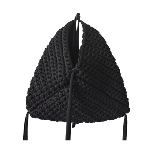 alloneslife Mehrzwecke Geometrische Abendtasche Einzigartige Farbhandtasche Geräumige Innenverkleidung Resistente Polyester Gewebte Handtaschen Freundliche Gewebte Tasche von alloneslife