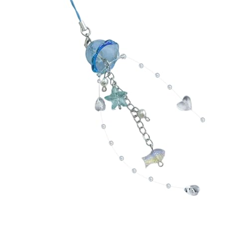 alloneslife Mode Jellyfish Handy Charme Mit Crystals Star Und Pearls Tragbares Trendiges Zubehör Für Tägliche Verwendung Von Artikeln Retro Styles Keychain alloneslife Mode Jellyfish Handy Charme Mit Crystals Star Und Pearls Tragbares Trendiges Zubehör Für Tägliche Verwendung Von Artikeln Retro Styles Keychain von alloneslife