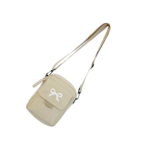 alloneslife Mode Nylon Umhängetasche Für Frauen Und Mädchen Bowknot Crossbody Bags ANADTUETLE SATCHEL Geldbörse Für Den Täglichen Gebrauch Ungezwungenes Versammlungszubehör von alloneslife