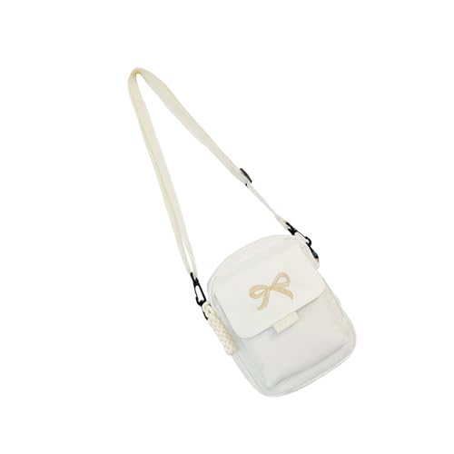 alloneslife Mode Nylon Umhängetasche Für Frauen Und Mädchen Bowknot Crossbody Bags ANADTUETLE SATCHEL Geldbörse Für Den Täglichen Gebrauch Ungezwungenes Versammlungszubehör von alloneslife